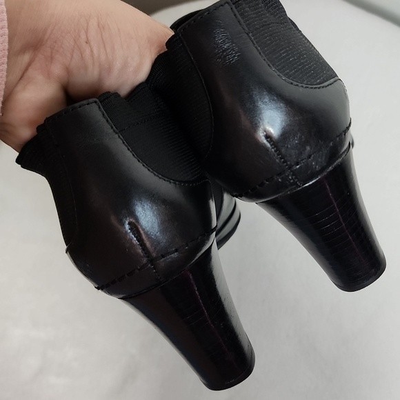 Rockport Dynamic Suspension leather black heels with comfort stretch - Picture 12 of 12